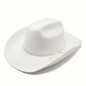 Cheap Fedora Hats Wholesale Wool Felt Polyester Cotton Mexican Cowboy Hat Men - Product Image 6