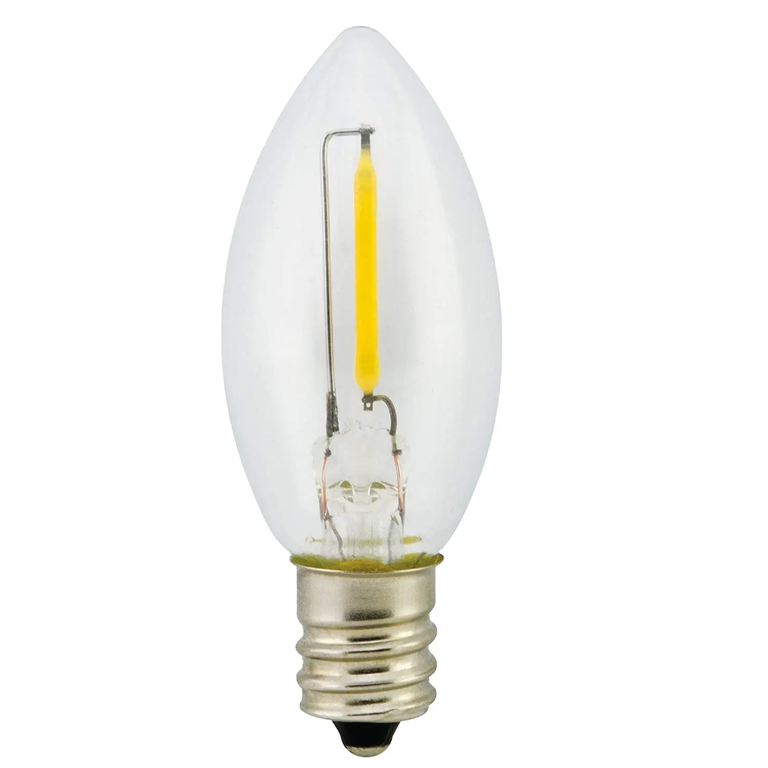 Ampoule à filament led C7 variable 1w e14 de haute qualité lampe à filament led