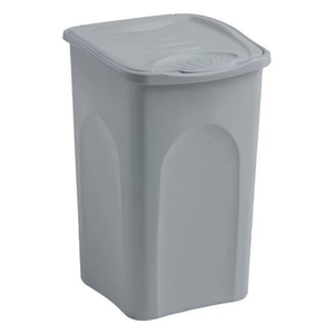 Porta biancheria plastica (50Lt) PRIMAVERA Stone grey 70237 - Product Image 2