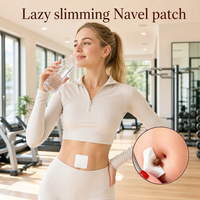 Patch Minceur Ventre à Base de Plantes, Patch Adhésif Amincissant et Raffermissant pour la Taille, en Tissu Non-Tissé Respirant, OEM ODM Marque Privée