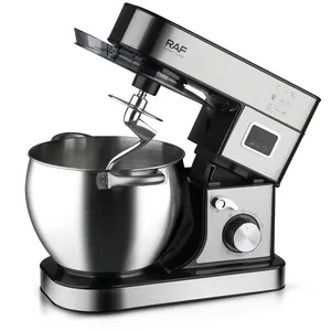 Kitchen Stainless Steel 12L Stand Mixer 3 In 1 Dough Mixer Dough Kneading Stand Food Mixer With Digital Display Bowl With Handle