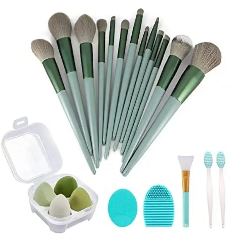 Factory Wholesale Beauty Care Set Makeup Sponge Cosmetic Brush Silicone Cleaning Tools Set