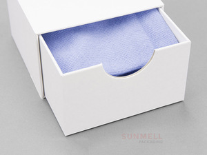 Tùy chỉnh các tông màu trắng ngăn kéo đồ lót cứng nhắc bao bì hộp vớ Hộp gói - Product Image 4