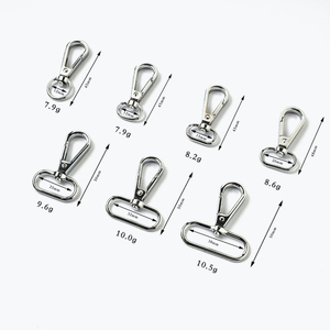 DWdp 12-38mm bạc carbines xoay tôm hùm <span class=keywords><strong>Clasp</strong></span> Snap móc móc chìa khóa vòng phần cứng hợp kim túi khóa túi xách túi phụ kiện - Product Image 2