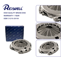 REXWELL couvercle d'embrayage de plaque de pression d'embrayage de voiture CTX-064 31210-26164 pour Land Cruiser Prado Hiace Rav4 Camry 2AZ 5L 2KD Kit d'embrayage