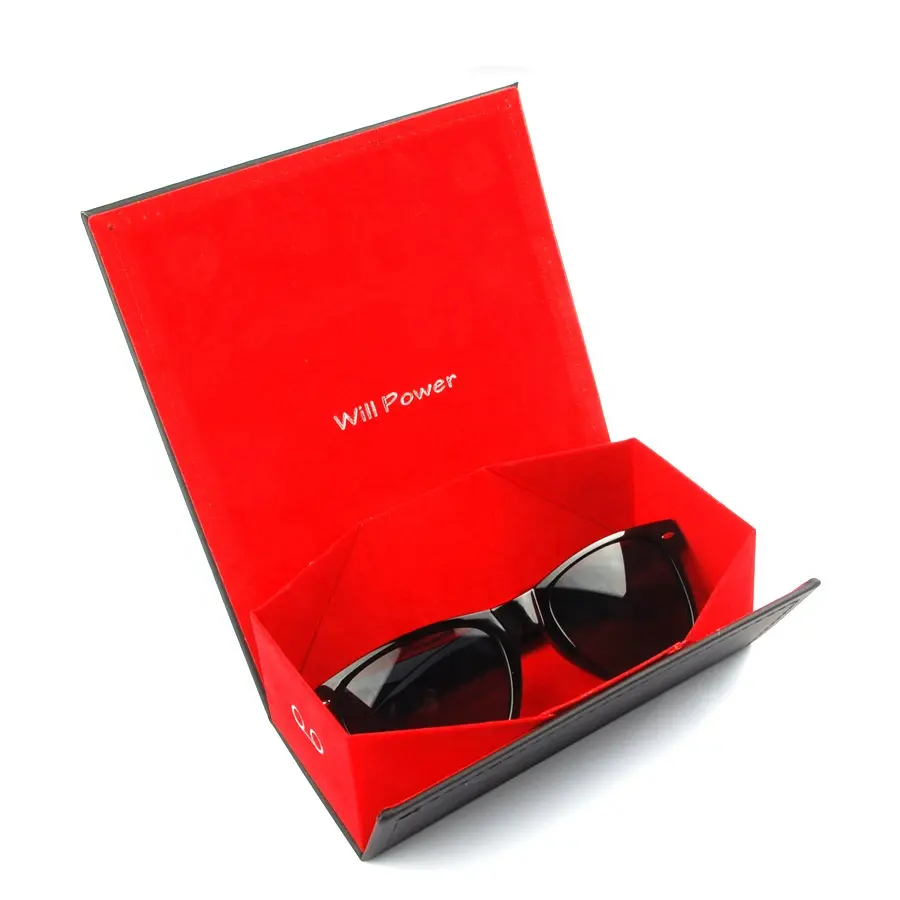 custom fashion hard rectangle glasses packaging box case handmade sunglasses case custom logo