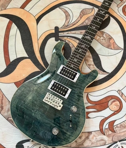 <span class=keywords><strong>Guitarra</strong></span> Eléctrica <span class=keywords><strong>PRS</strong></span> Tiger Stripe Transparente Negra de Alta Calidad con Pastillas Humbucker Dobles de Carcasa Abierta y Trémolo Cuerpo y Mástil de Caoba - Product Image 2
