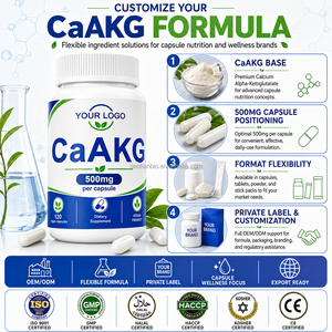 Capsules de Calcium Alpha-Cétoglutarate (CaAKG) Marque Blanche – <span class=keywords><strong>120</strong></span> Comprimés – Vente en Gros – Fournisseur d'Usine – Conditionnement en Bouteille - Product Image 1