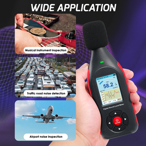 Digital Sound Level Meter Datalogger Noise Tester 43,000 Record Capacity Visual Alarm <b>PC</b> Link Color Screen Home School Noise - Product Image 3