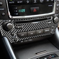 Pour Is250 300 350c 2006-2012, autocollant de décoration intérieure en fibre de carbone véritable de luxe, accessoires de voiture
