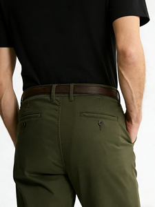 <span class=keywords><strong>Pantaloni</strong></span> <span class=keywords><strong>Chino</strong></span> Casual da <span class=keywords><strong>Uomo</strong></span> di Alta Qualità, Taglio Dritto, Vita Media, OEM in Twill di Cotone, Multicolore, Fornitura Diretta dalla Fabbrica - Product Image 3