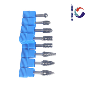 Juego de 10 fresas rotativas eléctricas de carburo de tungsteno pulido, vástago de 1/4" (6 mm), fresas de <span class=keywords><strong>doble</strong></span> corte para amoladora de troqueles, herramientas de cerrajería metálica - Product Image 4