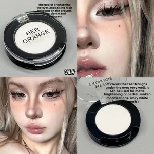 Palette di contornatura lucida da donna ombretto monocolore con brillantezza naturale in polvere per il viso - Product Image 2