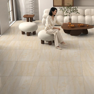 Azulejos de Porcelana Brillante Austin Brown de 60x60cm, Efecto Mármol Impreso por Inyección de Tinta, Pulido, para Diseño de Pisos y Paredes Interiores - Product Image 6