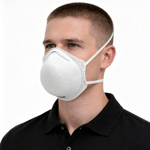 Masques filtrants jetables <span class=keywords><strong>FFP2</strong></span> demi-masques anti-poussière <span class=keywords><strong>avec</strong></span> bandeau de protection des particules OEM et ODM - Product Image 4