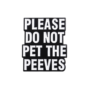 Biểu hiện cảm xúc salon tóc Trâm xin vui lòng không Pet <span class=keywords><strong>peeves</strong></span> văn bản ba lô Huy hiệu quần áo độc đáo phụ kiện quà tặng trang sức - Product Image 2