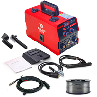 Soudeuse MIG-250 à moteur CC sans gaz, fonction 3-en-1 (MMA+MIG+TIG), 250 ampères, 220V, pour installation de clôtures et de portails à domicile