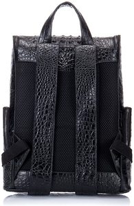 <span class=keywords><strong>Mochila</strong></span> de cocodrilo <span class=keywords><strong>negra</strong></span> de lujo para hombre, <span class=keywords><strong>mochila</strong></span> para ordenador portátil de <span class=keywords><strong>cuero</strong></span> genuino, bolsa de viaje de moda, <span class=keywords><strong>mochila</strong></span> para hombre - Product Image 3