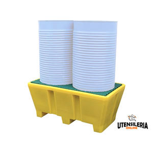 ถังเก็บพลาสติกขนาด270ลิตรสำหรับบรรจุกรดและสารอัลคาไลน์สำหรับถังอัดลม2ถัง - Product Image 1