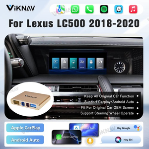 Boîtier d'interface Linux Viknav pour Lexus LC500 2018-2020, CarPlay sans fil, décodeur Android, navigation GPS automatique, écran radio d'origine - Product Image 2