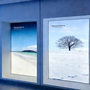 맞춤형 패브릭 라이트 박스, LED 조명, 3가지 색상 옵션의 알루미늄 프레임, 고휘도, 소매점에 적합 - Product Image 1