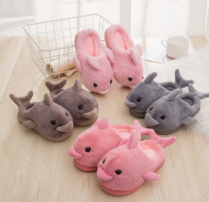 Sandales <span class=keywords><strong>licorne</strong></span> pour bébé, chaussures d'hiver en forme de baleine, pantoufles pour la maison - Product Image 2