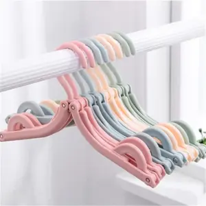 Portable Folding <b>Clothes</b> Hanger for Business Travel and Student Dormitory Multi Functional Retractable <b>Clothes</b> Hanger - Product Image 4