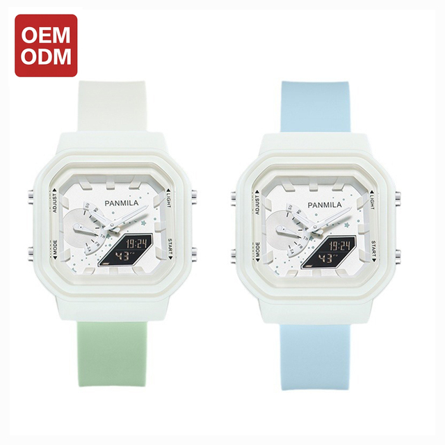 VVS Women Luxury Square Watch Silicone Luminous Cutting Buckle Coated Glass Waterproof Wristwatch OEM ODM Low MOQ Reloj