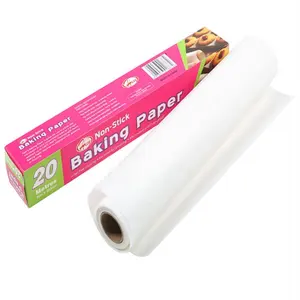 白色烤纸Non-stick12英寸5M 10M 20M 50m烤纸卷