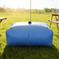 Réservoir d'eau pliable en bâche PVC Keyubo 5000L, anti-UV, étanche, souple, pour l'irrigation agricole et l'élevage de poissons