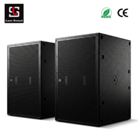 Système de sonorisation professionnel extérieur à double subwoofer de 18 pouces, 4800 W de puissance de crête, 139 dB SPL, haut-parleur de scène passif pour système Line Array