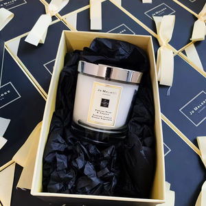 กล่องของขวัญน้ำหอมปรับอากาศรถยนต์ระดับไฮเอนด์ เทียนหอมจากถั่วเหลืองธรรมชาติ เป็นมิตรกับสิ่งแวดล้อม เทียนหอมในขวดแก้วสำหรับเดินทาง กลิ่นหอมหรูหรา - Product Image 3