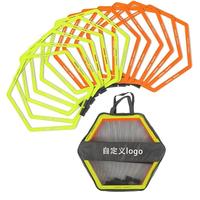 Anillo Hexagonal de Agilidad para Entrenamiento de Fútbol y Baloncesto, Anillo Multifuncional para Ejercicios Físicos ST-850E para Correr