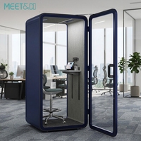 Cabine Acoustique Modulaire Insonorisée en Stock pour Bureau, Idéale pour un Espace de Travail Flexible (Hot Desking) - Australie