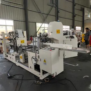 Full Automatic Napkin Gold Foil Printing Machine Production Line Napkin Making Machine