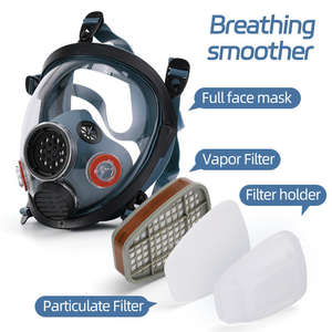 Un respirateur <span class=keywords><strong>de</strong></span> soudage à pression positive pour le travail du bois avec un <span class=keywords><strong>filtre</strong></span>, <span class=keywords><strong>masque</strong></span> anti-toxique intégral - Product Image 4
