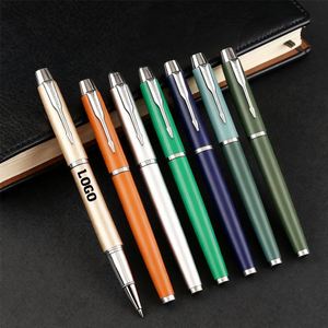 ปากกาลูกลื่นโลหะลายเซ็นหลากสี  สามารถปรับแต่งโลโก้ได้ เหมาะสำหรับใช้ในสำนักงาน  ของขวัญทางธุรกิจ  ปากกาเจล - Product Image 1