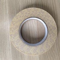 Ruban adhésif acrylique thermofusible PET, 50 m de long, 10 mm de large, adhésif simple face pour le collage des coins de boîtes rigides et la fermeture des sacs