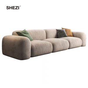 Shezi atunus Bắc Âu Sang Trọng 3-Chỗ Ngồi Modular Cắt <span class=keywords><strong>Sofa</strong></span> Chất Lượng Cao Vải L-Hình Dạng Đồ Nội Thất Phòng Khách Miếng Bọt Biển Cho Biệt Thự - Product Image 4