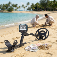 Détecteur de métaux LCD d'aventure pour la recherche d'or, utilisation simple, performance stable, faible coût, service OEM ODM