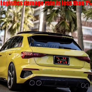 POUR <span class=keywords><strong>AUDI</strong></span> <span class=keywords><strong>RS3</strong></span> / S3 / A3 S-LINE SPORTBACK 8Y MAXTON STYLT SPOILER CAP V.2 ARRIÈRE TOIT SPOILER QUEUE AILE BODYKITS 2020-2023 - Product Image 2