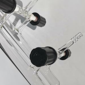 Vejiga <span class=keywords><strong>de</strong></span> vacío <span class=keywords><strong>de</strong></span> doble banco Schlenk <span class=keywords><strong>de</strong></span> <span class=keywords><strong>vidrio</strong></span> borosilicato para gases inerts, <span class=keywords><strong>de</strong></span> CS Labglass, para <span class=keywords><strong>laboratorio</strong></span> - Product Image 3