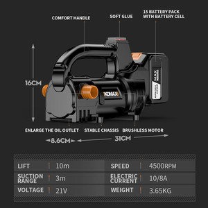 Recharging Refueling <strong>Pump</strong> Portable Cordless Battery Fuel Transfer <strong>Oil</strong> <strong>Pump</strong> For Diesel - Product Image 2