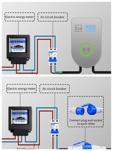 16A 32A Wifi Carga de <span class=keywords><strong>coche</strong></span> 11Kw Ac Tipo 2 Estación 7Kw Ev Estación de carga Montada en la pared para todos los coches de marca EV - Product Image 5