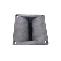 Rongxiang Haut-parleur Tweeter Haute Fréquence Professionnel Pavillon Line Array 145x144 Montage sur Panneau Plastique ABS pour Élevage d'Hirondelles