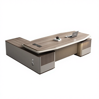 Bureau de direction moderne, durable et écologique, style simplicité élégante, table de bureau peinte au four
