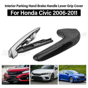 Car Handle Grip Covers Parking Hand Brake Handle Sleeve Protector <b>Interior</b> <b>Accessories</b> for Honda for Civic 2006 2007 2008 -2011 - Product Image 4