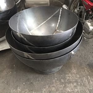 Cuenco metálico de media esfera grande, 6mm de grosor, 36 pulgadas, acero al carbono suave - Product Image 3