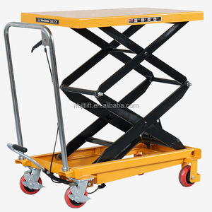 PTS350A JTS350A gunting ganda 350KG 1.5M Platform pengangkat hidrolik seluler meja angkat Platform Manual - Product Image 1