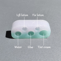 Palette en silicone multifonctionnelle pour lifting des cils et lamination des sourcils, palette de lifting des cils et de teinture réutilisable, plaque de lifting des cils